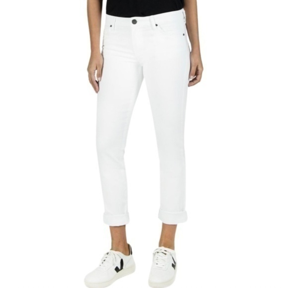 KUT CATHERINE BOYFRIEND women’s jean 
Size 2 Color White